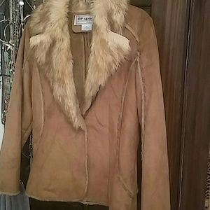 Suede coat